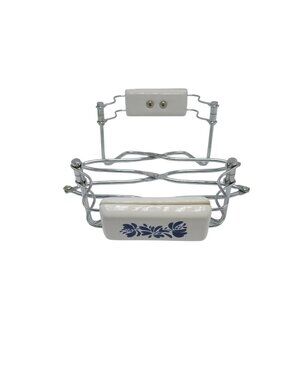 Pfaltzgraff "Yorktowne" Steel Adjustable Accordion Casserole Holder With Handles